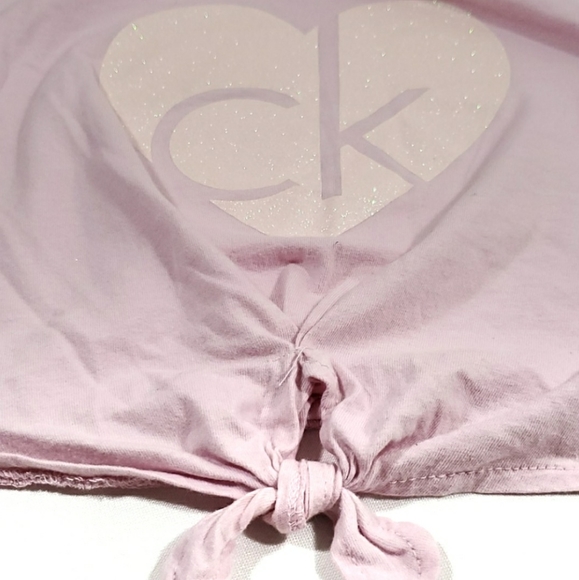 Calvin Klein Crop Top T-Shirt - Picture 2 of 5